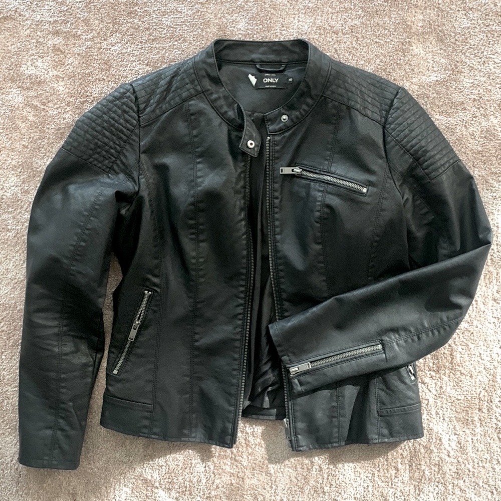 Faux-Leather Jacket